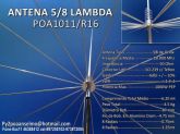 antena poá 5/8 de ondas para 10 e 11 metros